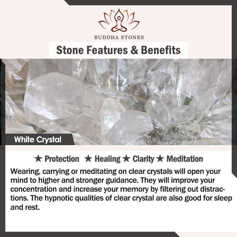 Natural Stone Quartz Healing Beads Bracelet