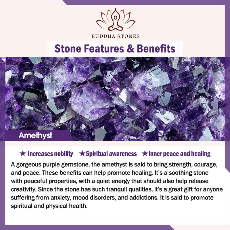 Natural Stone Quartz Healing Beads Bracelet