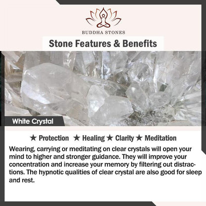 Natural Stone Quartz Healing Beads Bracelet