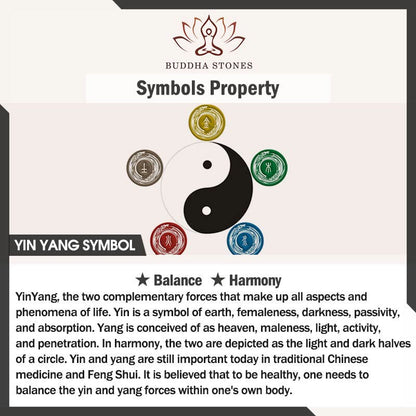 Black Obsidian Taoism Five Sacred Mountains Nine-Character Mantra Carved Purification Yin Yang Necklace Pendant